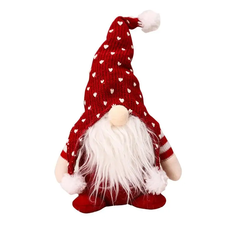 Christmas Gnomes Plush Toys Handmade Comfortable Plush Gnomes Elf Christmas Decorations Well Stitched Christmas Ornaments For