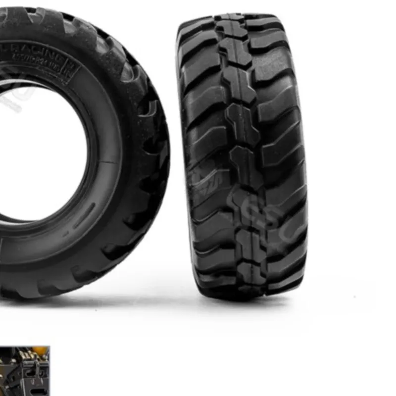 

88MM Plastic Wheel Tire for LESU Aoue WA100M-8 4X4 1/14 RC Construction Hydraulic Loader DIY Remote Control Model Part