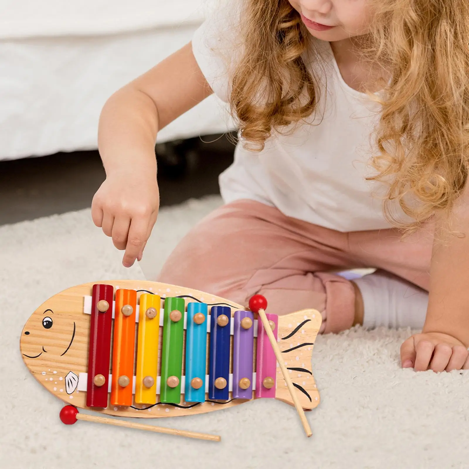 8 Notes Glockenspiel Xylophone Educational Valentine's Day Gifts for Kids