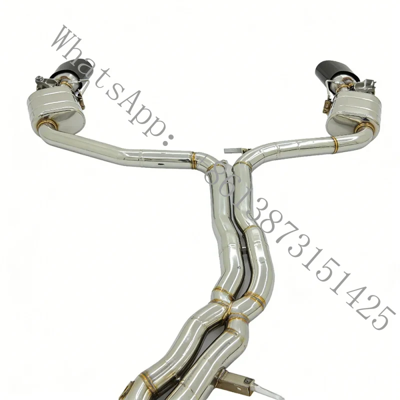 

Suitable RS6/RS7 C7 4.0TT 2013-2018 Stainless Full Exhaust System Catback Exhaust with Resonator and Control