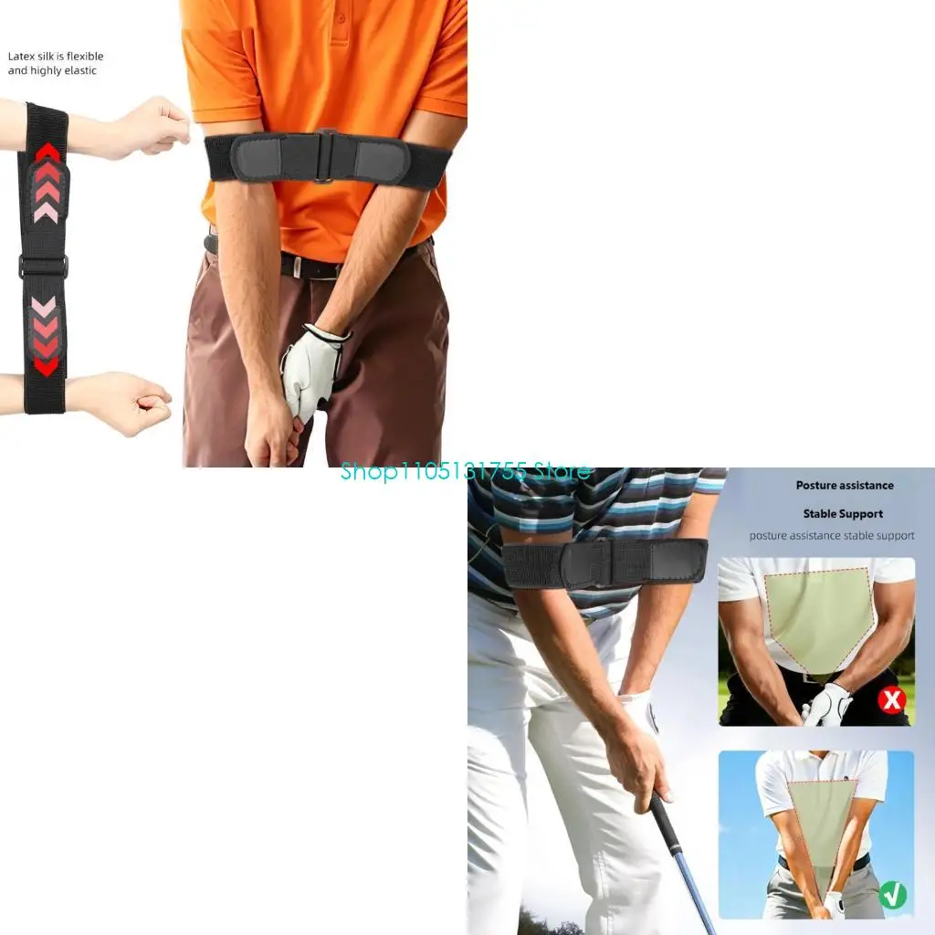K0EF Elastic Golf Swing Correction Strap Perfect for Advanced Player and Beginner
