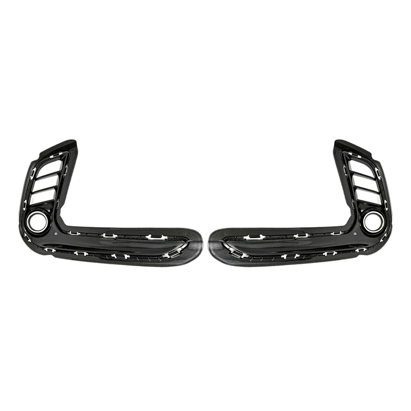 1 Pair Front Bumper Grille Driving Lamp Cover Fog Light Cover For Hyundai Elantra 2016-2019 High Configuration