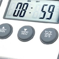 R1WA Digital Kitchen Thermometer LCD Display Long Probe Measuring Tools for Cooking Smoker Oven High Accuracy