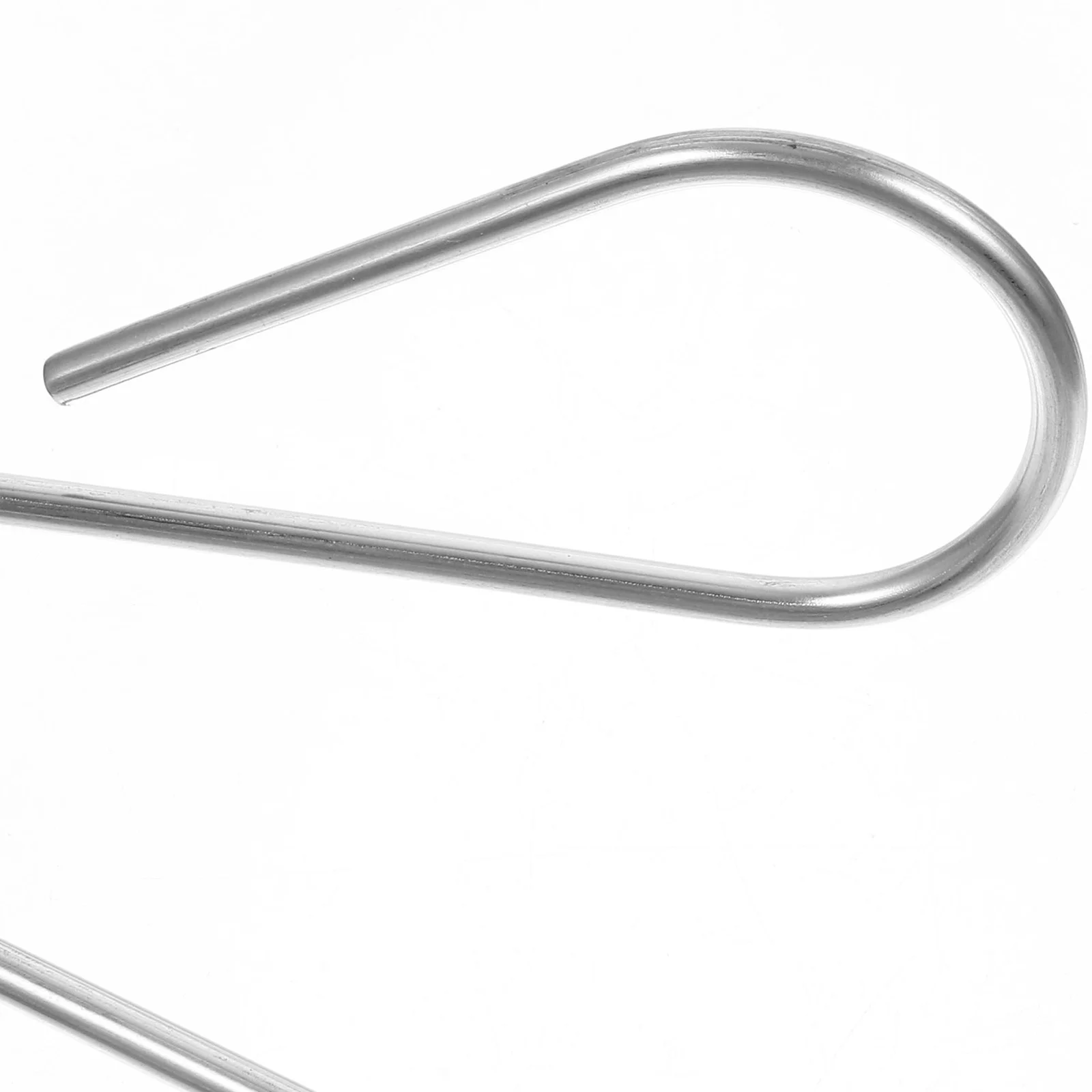 

2Pcs Stainless Steel Shoe Drying Hangers Double Hook Design Space Saving Balcony Shoe Rack Home Storage Hanging Organizer