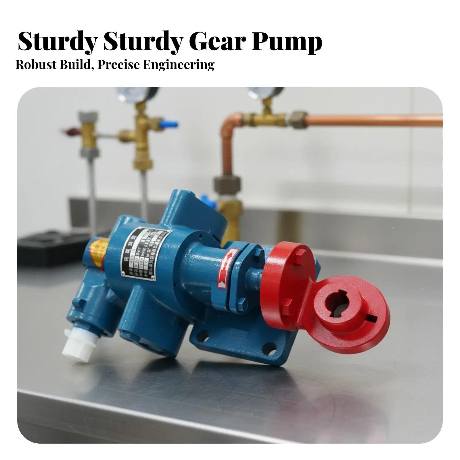 Electric Gear Pump long-enduringing Fluid Machinery Large Flow capacity for Mechanics