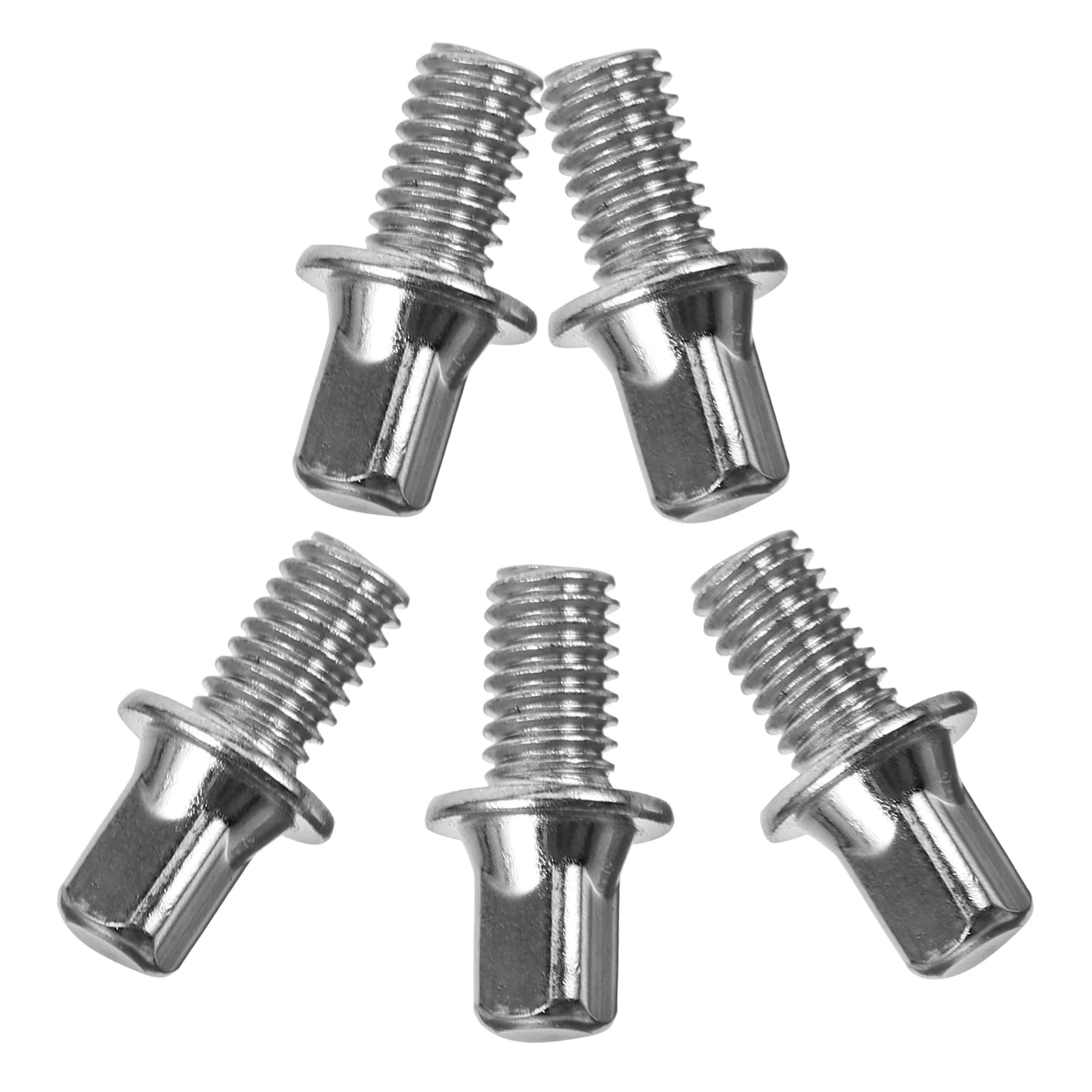 5 Pcs Pedal Screw Replacement The Chain Instrument Drum Fixing Zinc Alloy for Kit