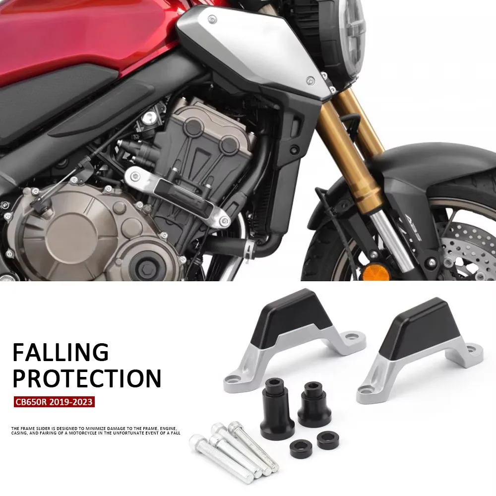 

Для HONDA CB650R CB 650 R CB 650R 2019-2023 2022, ползунки с защитой от падения с ЧПУ, защита от падения, защита от падения мотоцикла