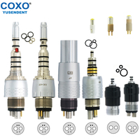 COXO Dental Quick Coupling LED Fiber Optic Coupler 2/4/6 Holes For KAVO WH NSK High Speed Handpiece Dentistry Turbine Coupler