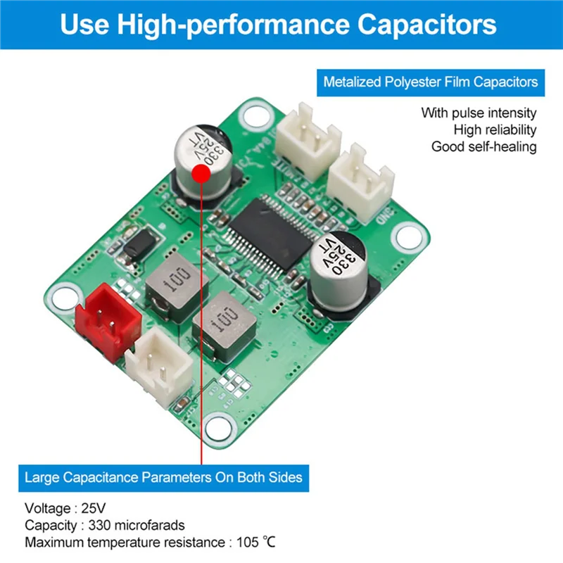 AS95-2X 60 Вт моно цифровой аудио усилитель мощности плата TPA3118 DC 12 В-24 В 4-8 Ом модуль домашнего аудиоусилителя класса D