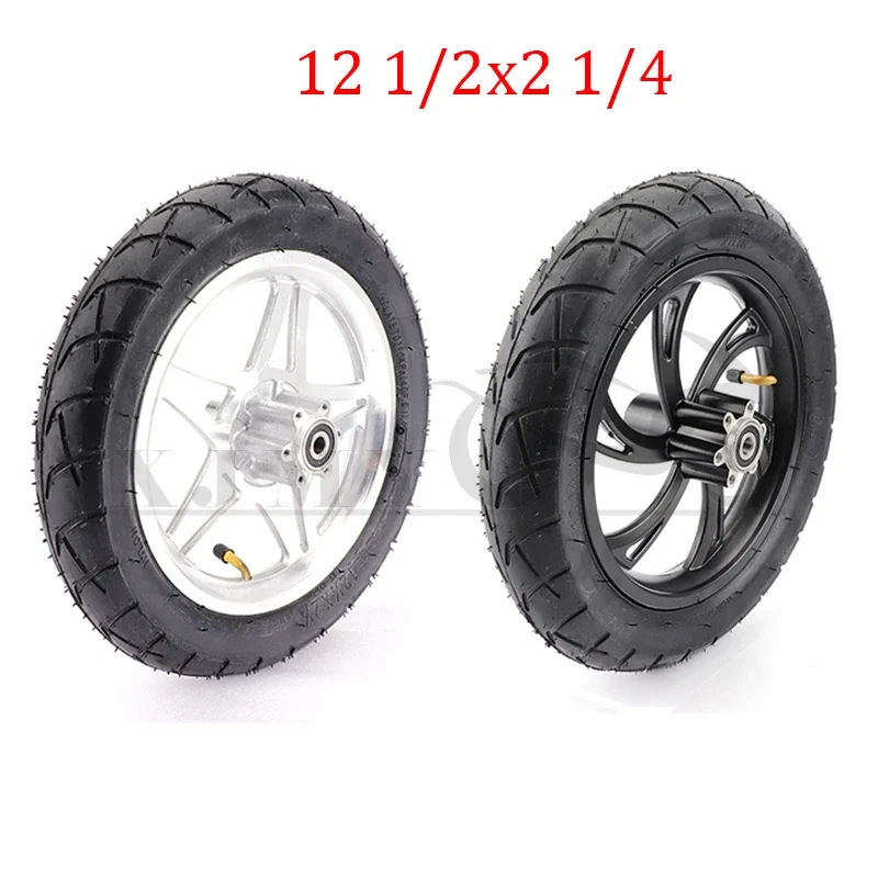 

Mini Motorcycle 12 1/2x2 1/4 Tires 12 Inch Pneumatic Tires Stroller Folding Bicycle Electric Vehicle