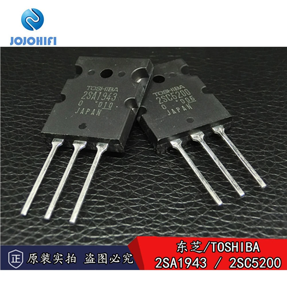 

1 Pair-12 Pair/lots 2SA1943 2SC5200 A1943 C5200 15A/230V/150W Audio High Power Audio Amplifier Pair TubeTransistor