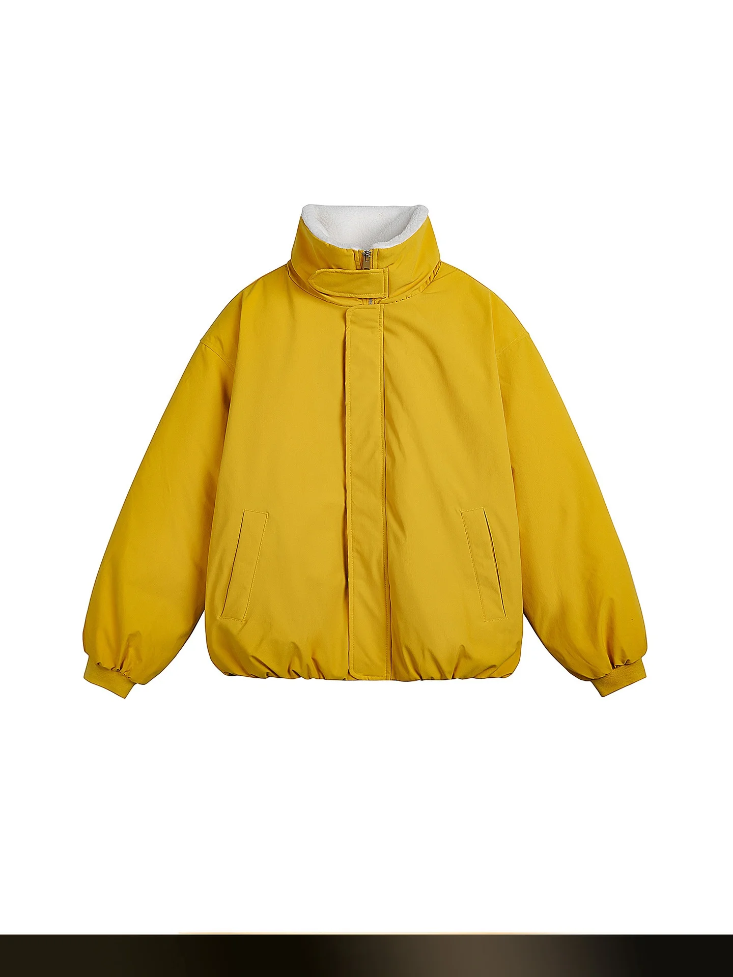 

Мужская зимняя свободная теплая хлопковая куртка Nted American Retro с воротником-стойкой и вставками из овечьей шерсти, верхняя одежда