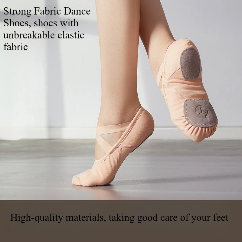 

New stretch cloth dance shoes soft sole women's ballet cat claw shoes adult dancing body yoga men's and women's practice shoes