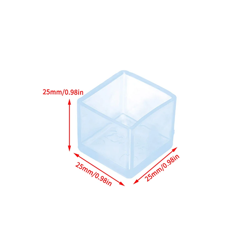 16 قطعة من أغطية أرجل الكرسي المصنوعة من السيليكون، وسادات أقدام الأثاث الشفافة، أغطية غير قابلة للانزلاق، جوارب الطاولة، الأكواب، واقيات الأرضية، أجزاء الأثاث