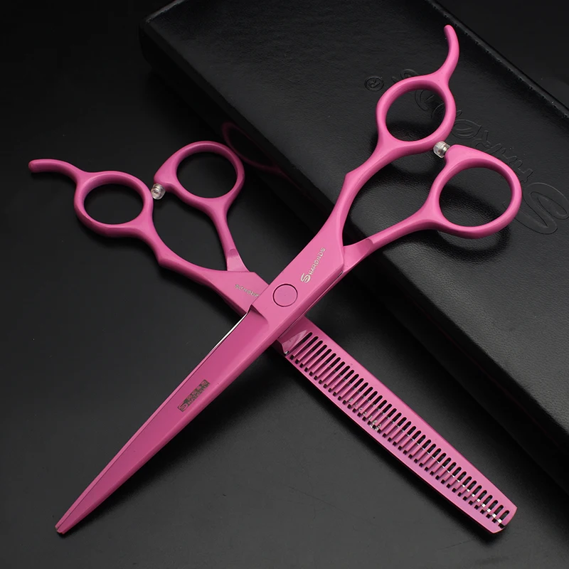 7-inch genuine hair clippers, professional hair salon hair clippers, thinning hair, flat teeth, and bangs cutting tools.