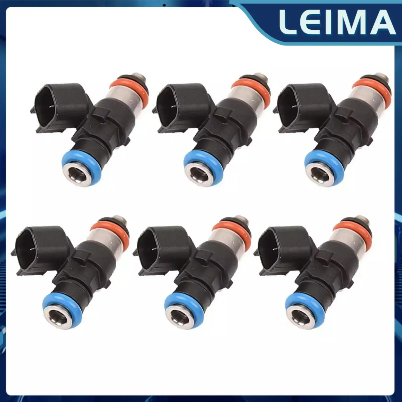 

6Pcs Fuel Injectors 0280158091 Fits Ford Edge Lincoln Mazda 3.5 3.7L 2007-2011 Brand New Automobile Fuel System Parts