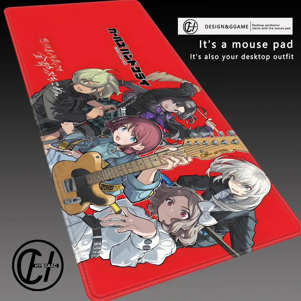 Japanese Anime Girls Band Cry Nina Momoka Subaru Tomo RUPA Mouse Pad Gaming Mousepad XXL Computer Keyboard Desk Mat