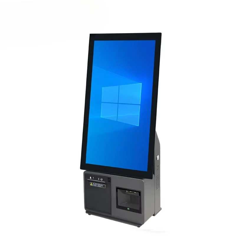 Screen Self Service Terminal Payment Kiosks with Printer QR Code Scanner New Design 21.5 Inch Android Touch