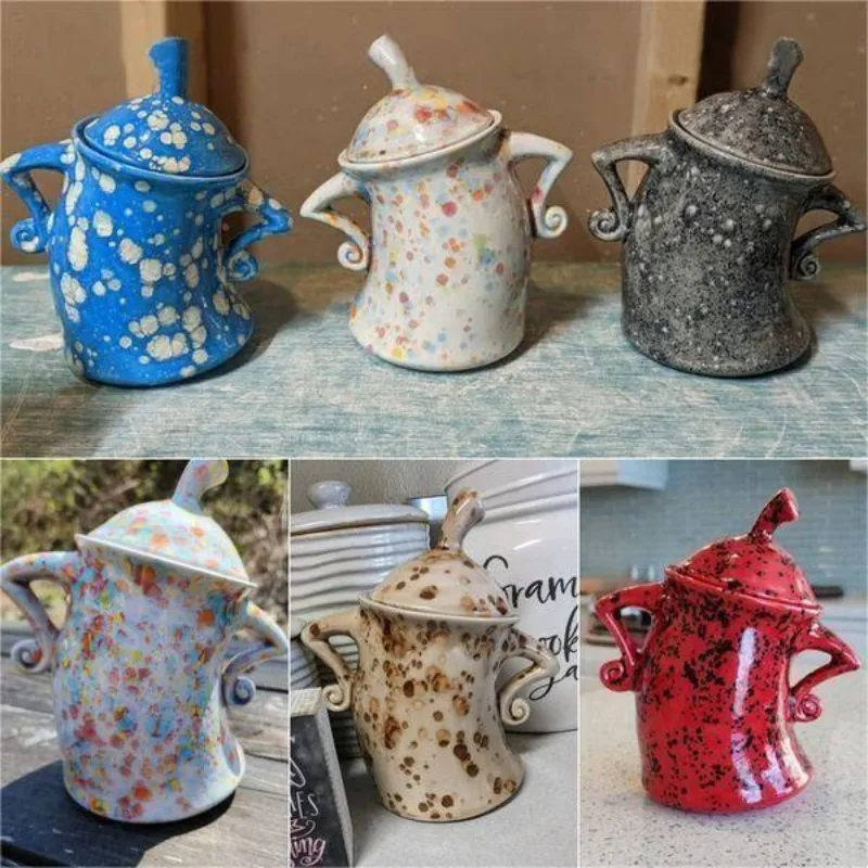 Spoof cup ornaments, home garden sets, cup storage creative ornaments