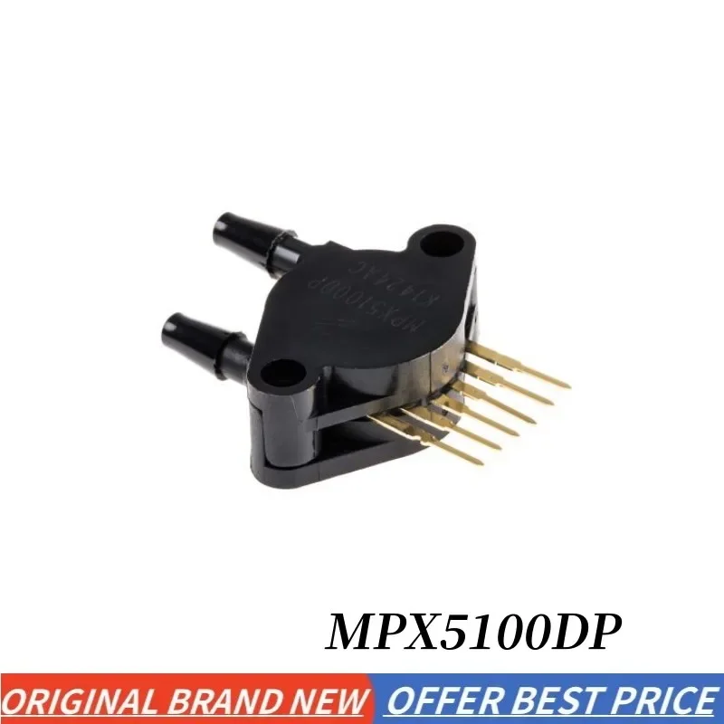 

1-5pcs/lot MPX5100DP Integrated Silicon Pressure Sensor On-Chip Signal Conditioned Temperature Compensated and Calibrated