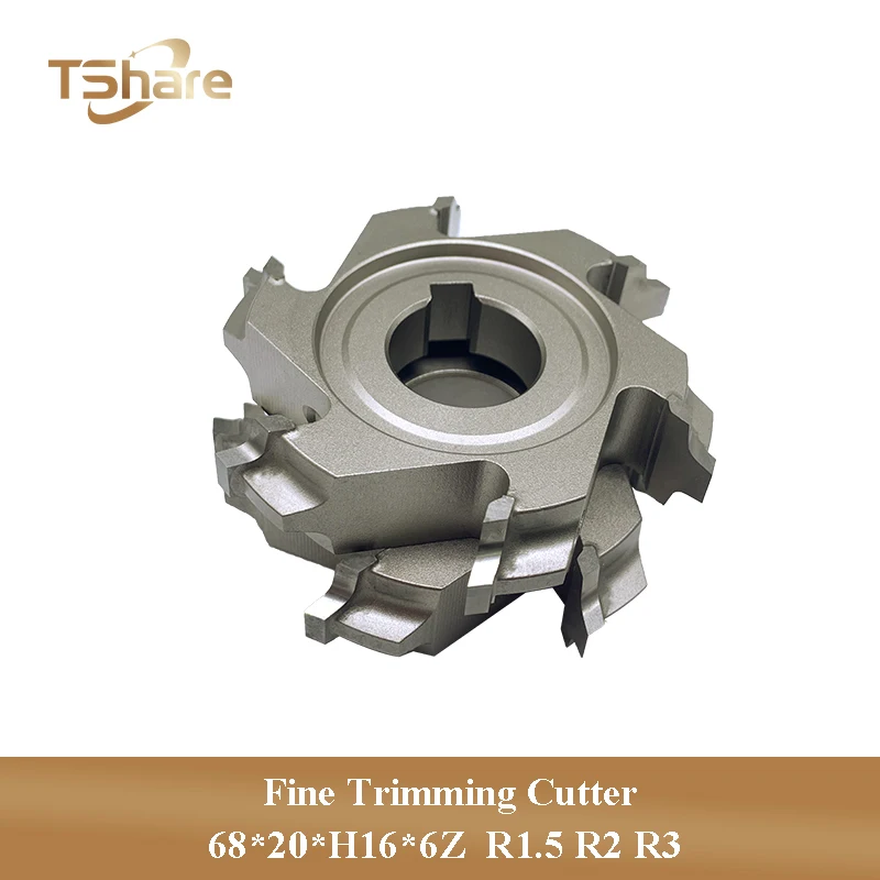 2 قطعة عالية الجودة 68*20*H16*6Z R1.5/R2/R3 الملف الشخصي التشذيب سكين أدوات النجارة غرامة التشذيب القاطع لآلة ربط الحواف