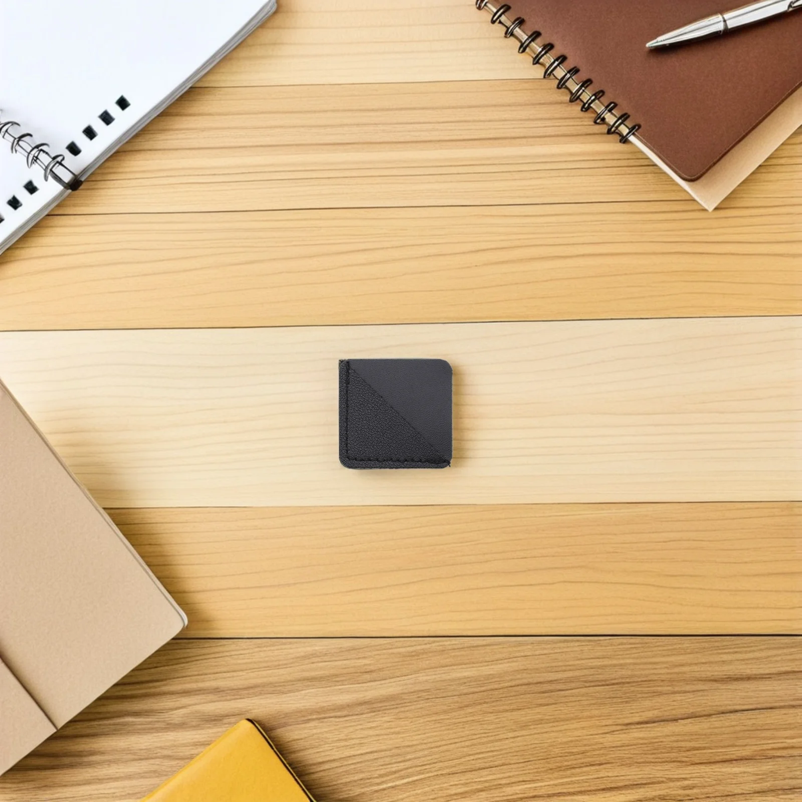 

20pcs Square Bookmarks Pu Corner Bookmark Vintage Page Markers For Book Lovers Kids Women Teachers Present School Office Home