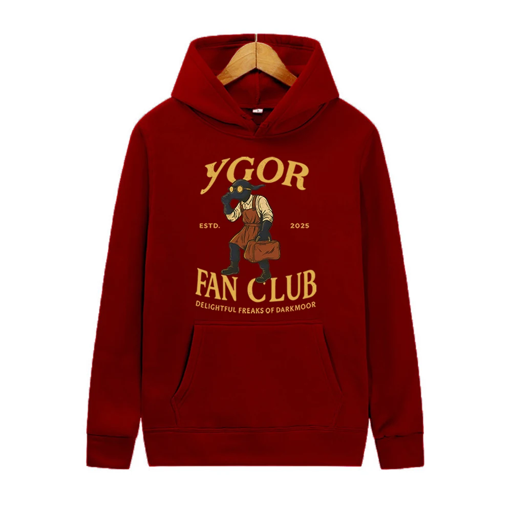 Lustiger Ygor Dark Universe Hoodie Ygor Fan Club Shirt Damen Herren Trendiger Hip Hop Pullover EPIC Universe Gothic Pullover Trendiger Hoodie