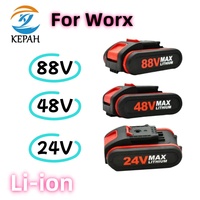 NEW 88V  48V 24V Rechargeable Lithium Ion Battery for Worx Cordless Screwdriver Replacement Battery