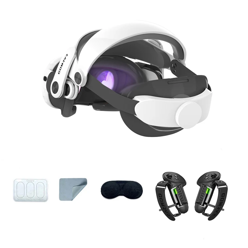 GOMRVR-Sangle de tête, compatible avec Meta Quest 3 Power, sangle de tête confortable et durable, accessoires VR