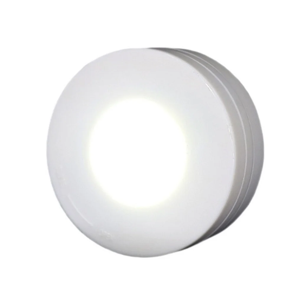 

6pcs Smart Cabinet Led Lights Adjustable Brightness Touch White Wireless Remote Control Night Light For Kitchen