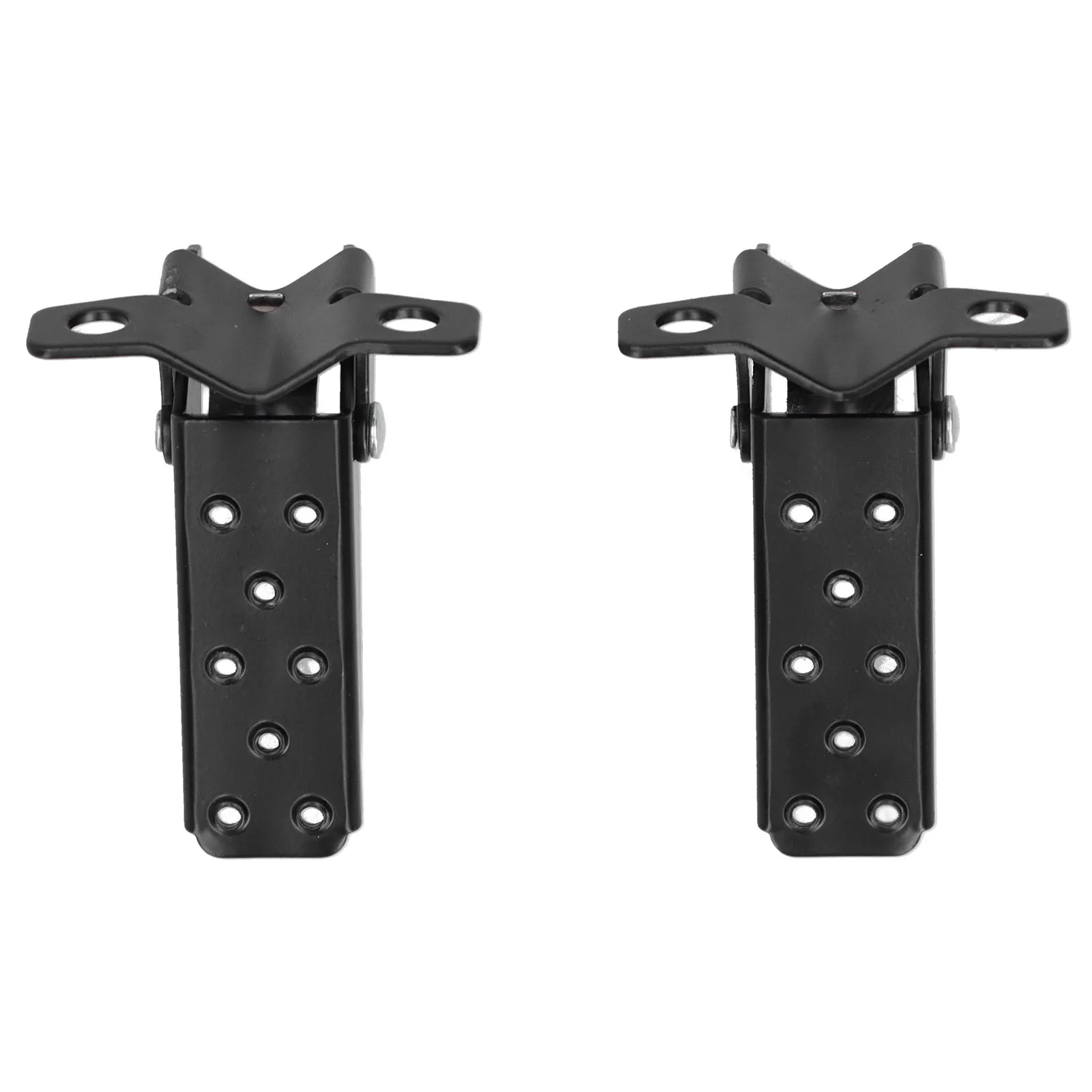 Foldable Footrest Foot Step Pegs Steel Pedal Black Universal for Retro Motorcycle ATV Foot Pegs Foot Rest Motorcycle Footpegs