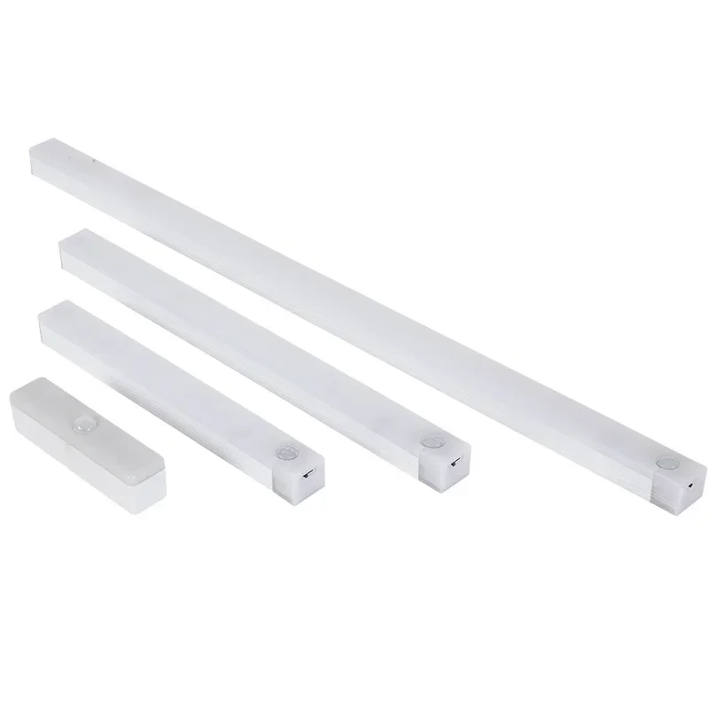 Lampka z czujnikiem ruchu Akumulatorowa lampka nocna LED Przenośna lampka pod szafkę z magnesem do sypialni, szafy kuchennej, schodów (3 Colors-50cm) — Zdjęcie 2 z 2