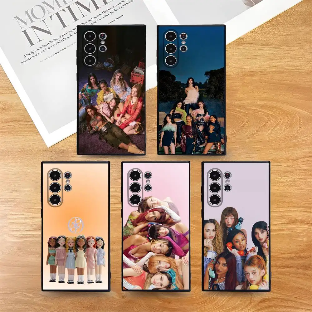 

Band K-Katseye Phone Case for Phone S series s21 s22 s23 s24 s25 FE Plus Ultra TPU Soft to Skin-friendly case