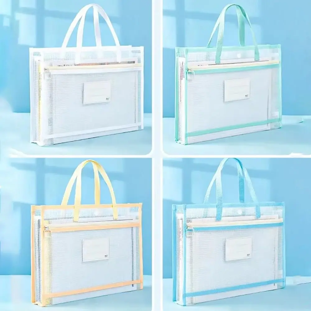 Bolso escolar portátil de EVA, soporte para documentos multifunción de gran capacidad, bolsa Tutorial impermeable