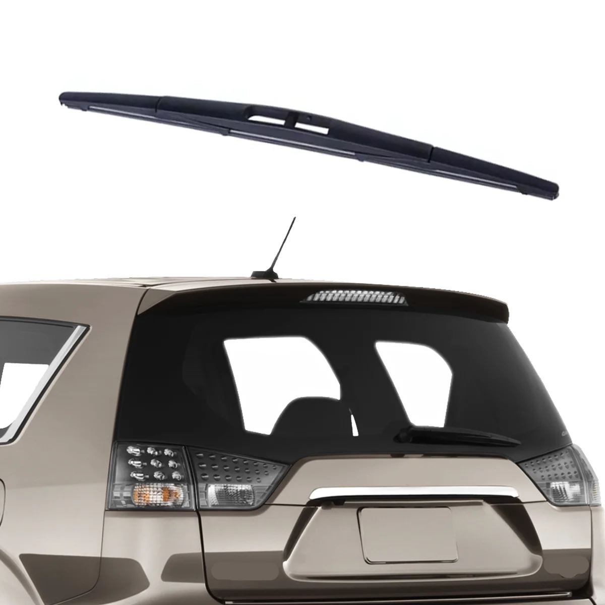Limpador de para-brisa traseiro de 12 polegadas, 1 peça para mitsubishi outlander 2012-2020, lâmina de limpador de para-brisa, acessórios para carro