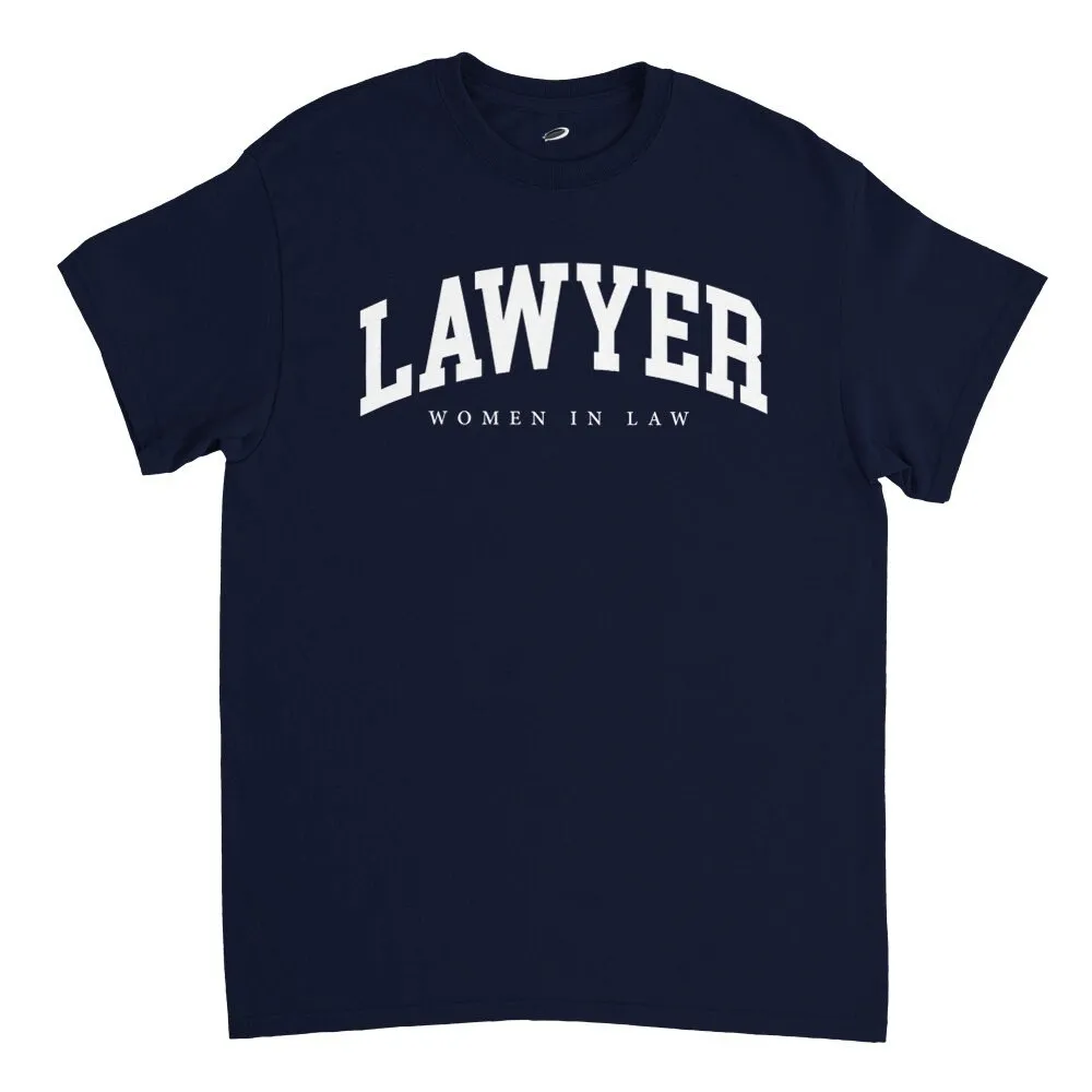 T Shirt Lawyer Women In Law Female School Bar Exam Attorney Grad Judge Office Solicitor