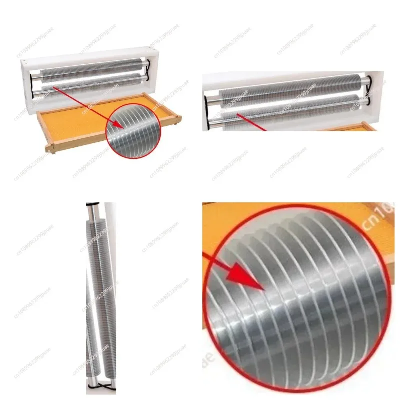 Beekeeping Equipment Honey Roller Honey Extractor Bee Nest Spleen Broken Cover Adjustable Beekeeping Tool Set