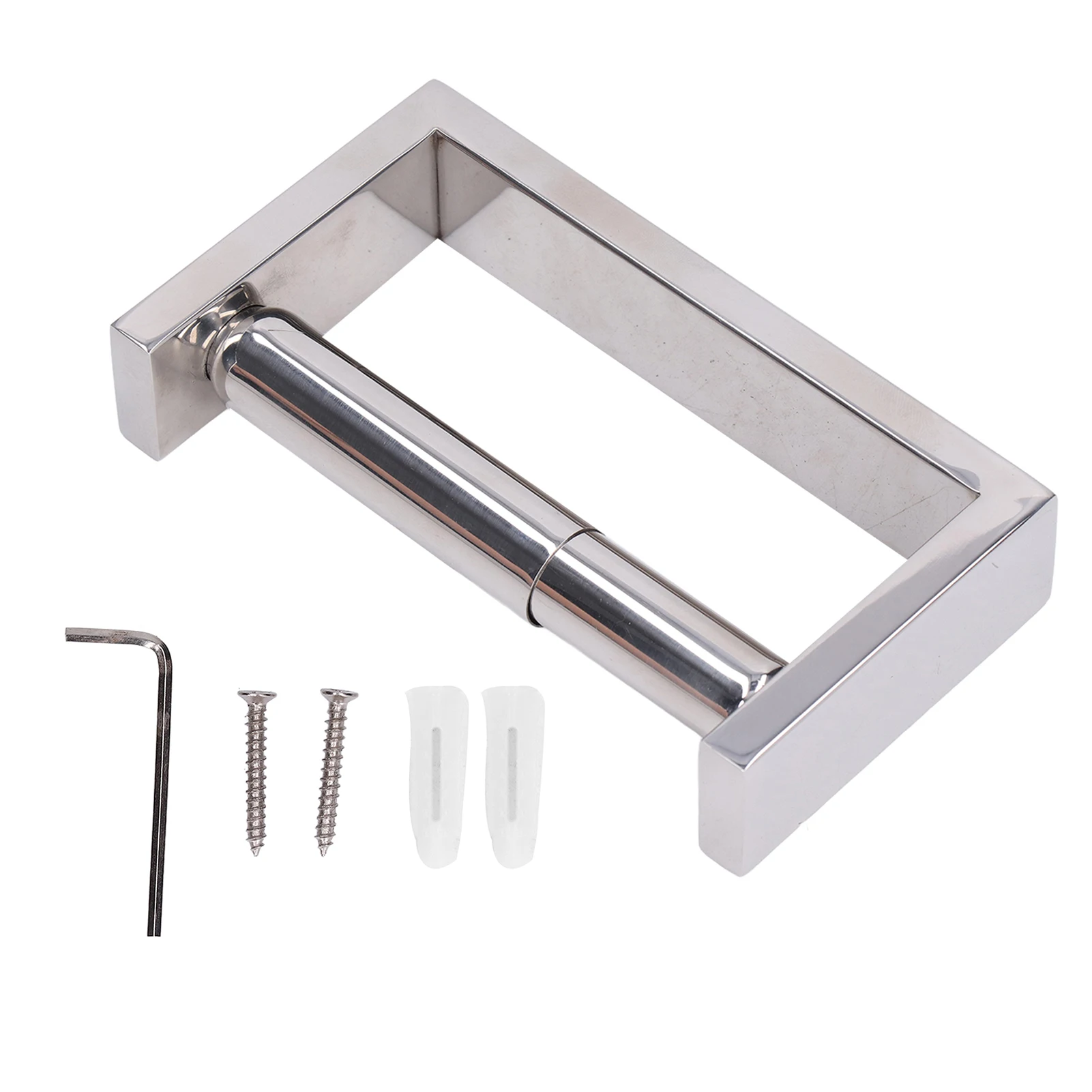 

Bathroom Towel Rack Toilet Paper Holder Stainless Steel Retractable Wear Resistant Bathroom Accessories for Home Hotel