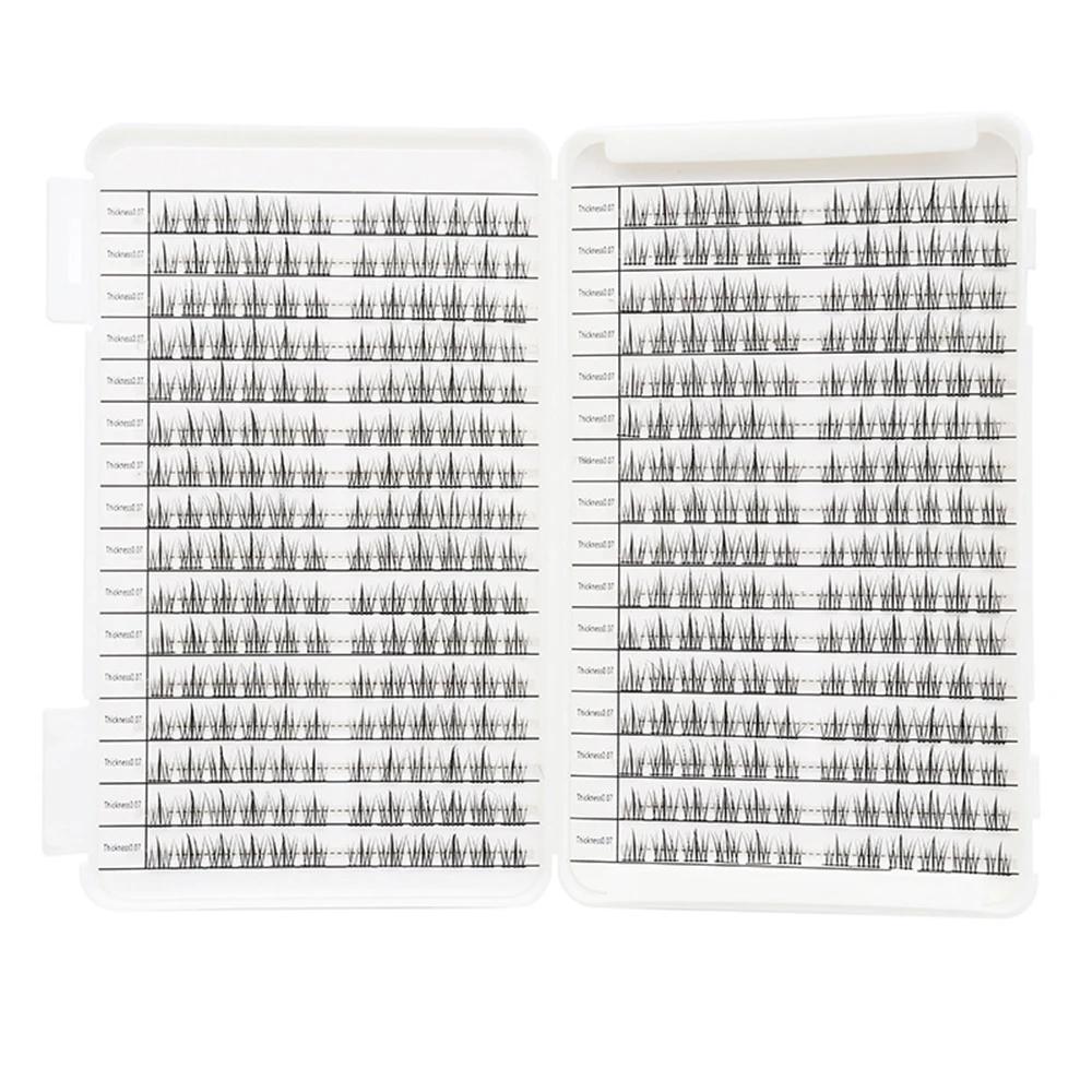 320pcs/lot Large Capacity Eyelash Book Clusters Extensions False Eyelash DIY at Home Cluster Eyelash Extensions Makeup