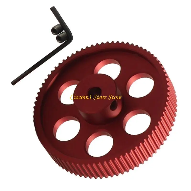 A3PC 2GT Timing Pulley 80 Teeth Bore 5mm Synchronous Wheel for 2.4 3D Printer