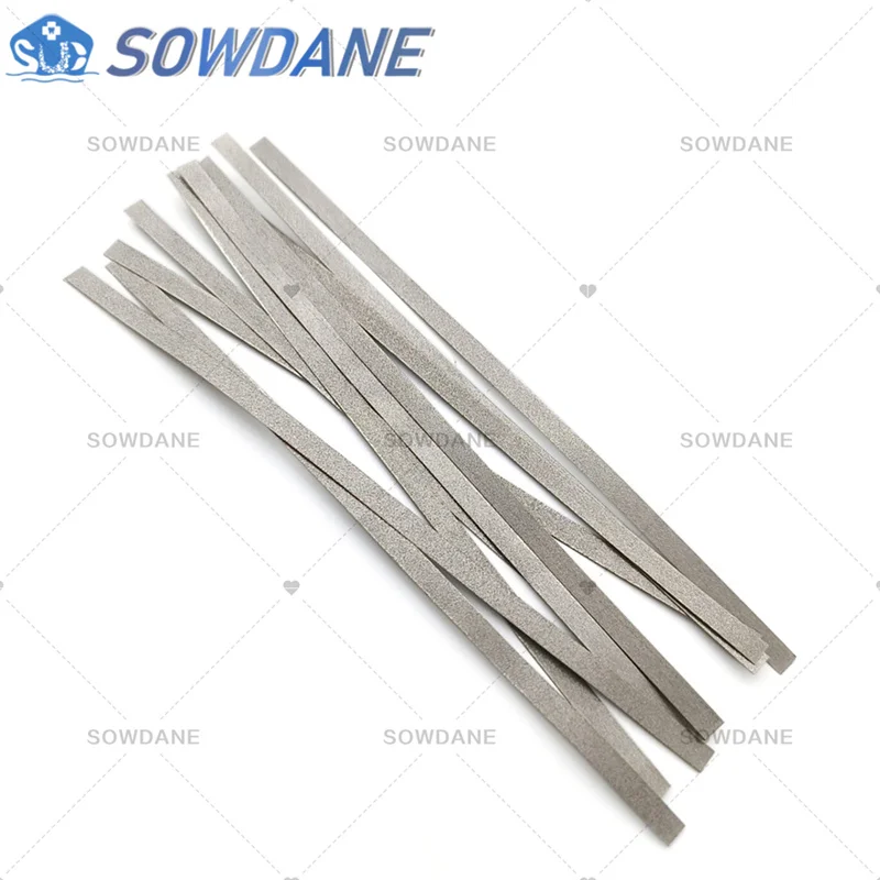 Dental Metal Polishing Stick Strip Single/Double Side of Alumina-Plated Sanding Surface Dentist Whitening Materials
