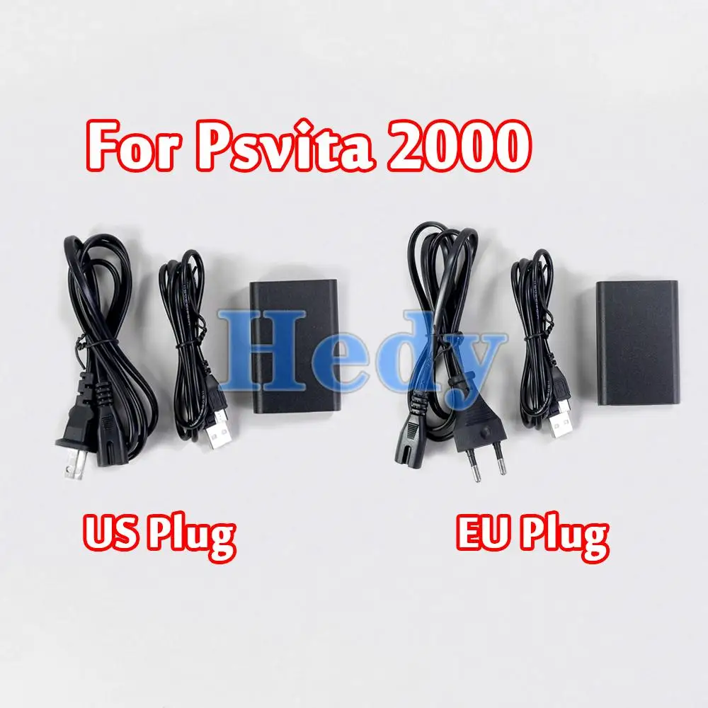 10PCS For Psvita1000 Charger 5V AC Adapter Home Wall Charger Power Supply Cord For Sony PS Vita PSV 2000 EU US plug