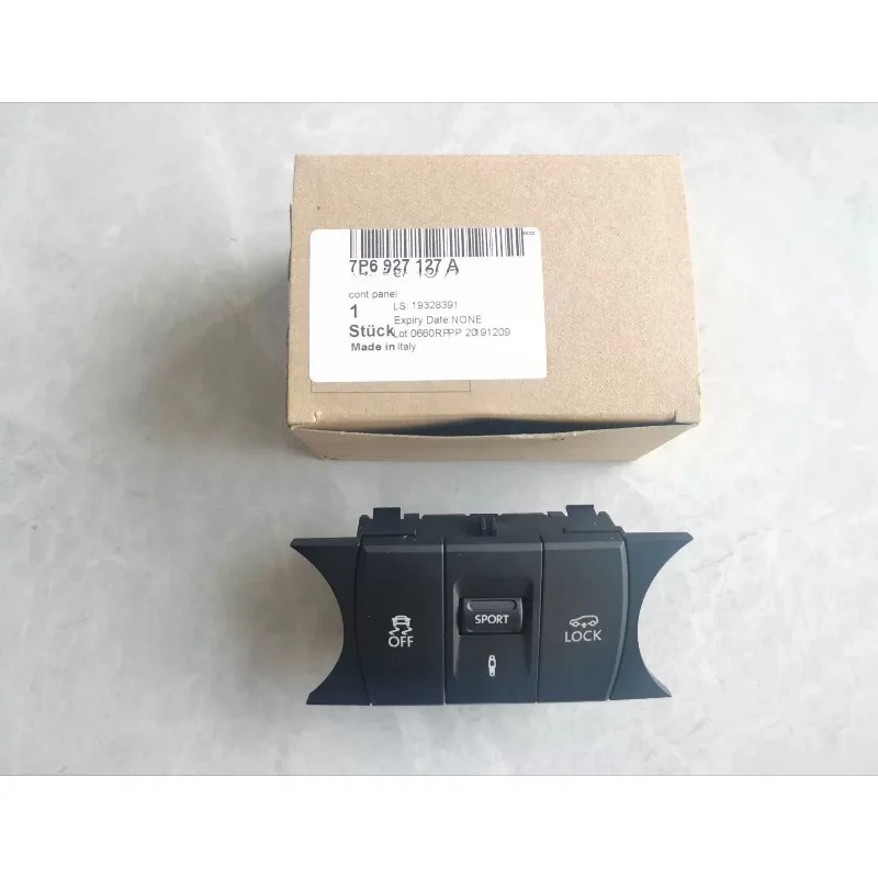 7P6 927 127 A Chassis Height Adjustment Sport Mode ESP Switch for ‌Volkswagen Touareg 2011-2017 Brand New