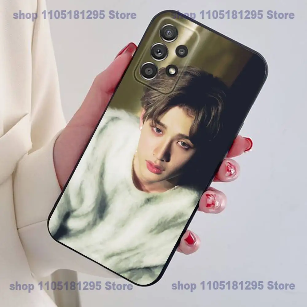 حافظة هاتف A-ATEEZ Kpop لهاتف سامسونج S25,24,21,22,23,30,Ultra,20,Plus حافظة من السيليكون الناعم باللون الأسود #3
