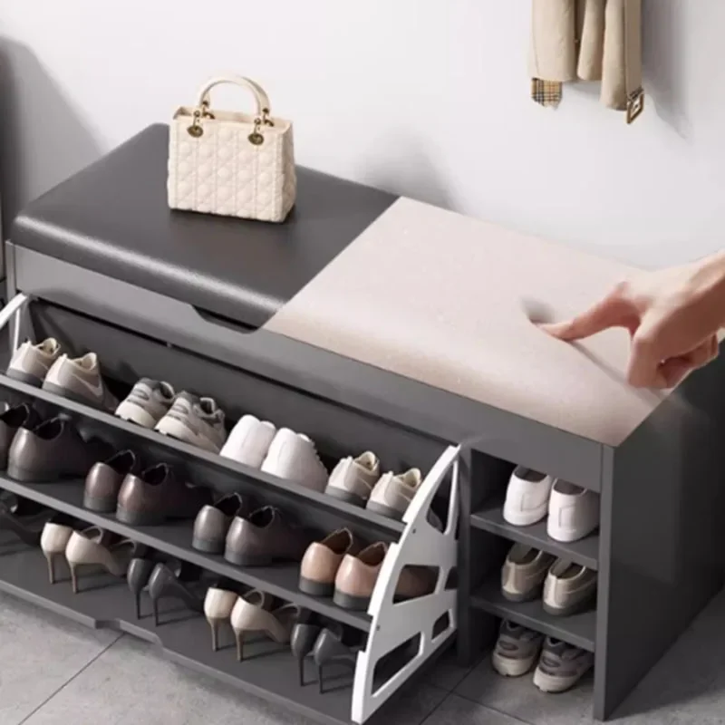 

# Folding Rack Shoe Cabinets Luxury Stool Design Mobile Bedroom Display Shoe Cabinets Accent Armoires De Salon House Furnitures