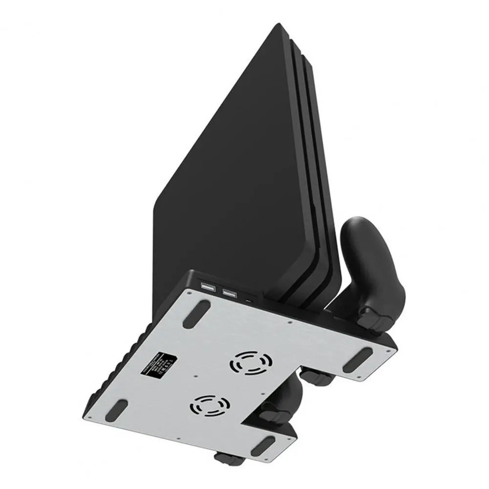 Disc Storage Rack Lightweight Dual Controller Game Console Cooler Base Charging Dock