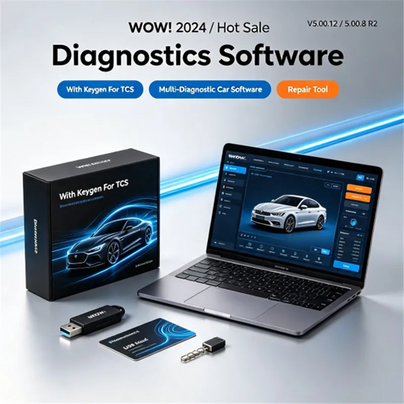 WOW!2024 Hot sale For V5.00.12 WOW 5.00.8 R2 diagnostics Software with Kengen For Tcs Multi-diagnostic Car Software Repair tool