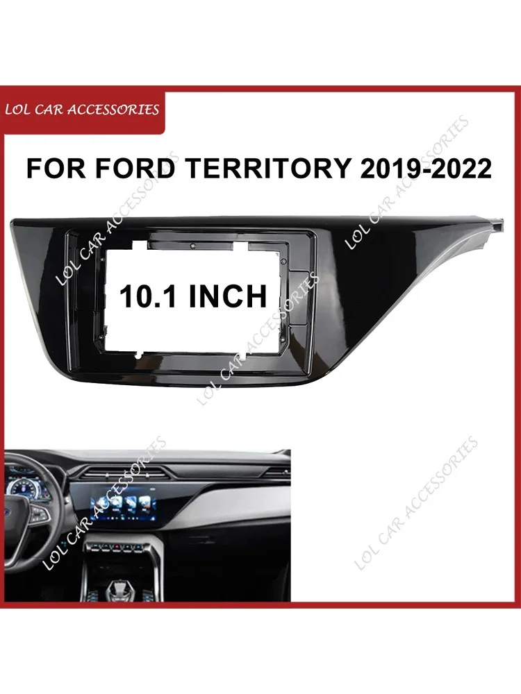 

10,1-дюймовый для Ford Territory 2019-2022, автомобильный радиоприемник, Android MP5, корпус, рамка, 2 Din, головное устройство, лицевая панель, стерео, крышка приборной панели