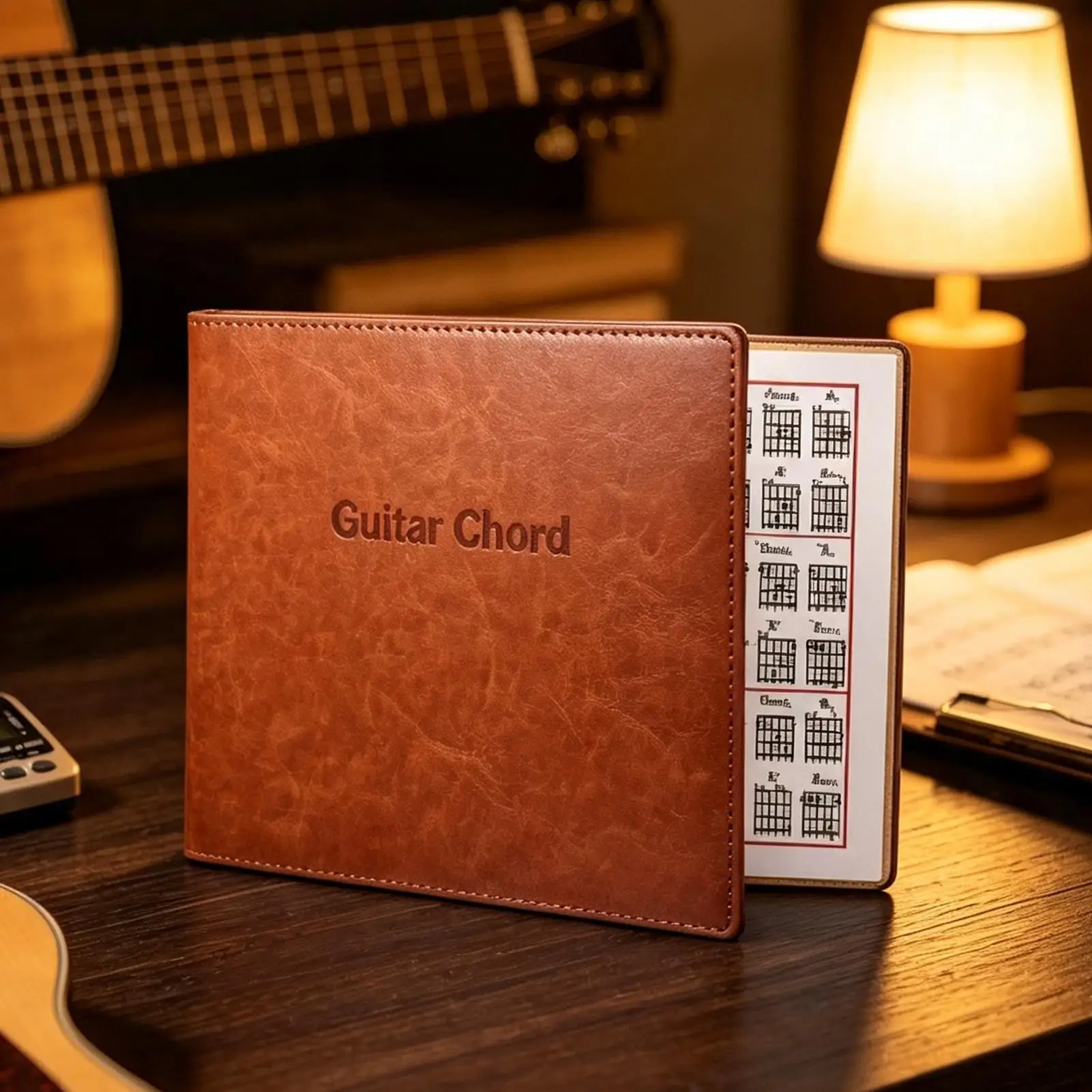 Beginner Guitar Chords Acoustic Electric Guitar Practice Reference Guide Chord Learning Charts For Lessons Classroom Home Travel