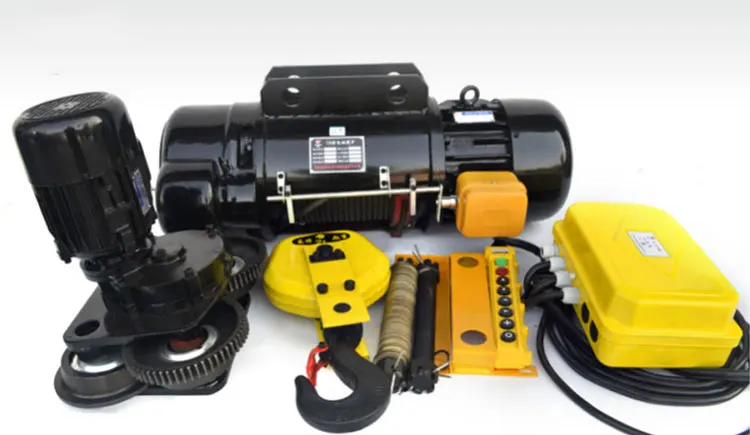 Single Double Speed 3t 5t 10t 15t Electric Hoist Electric Wire Rope Hoist with Motorized Trolley
